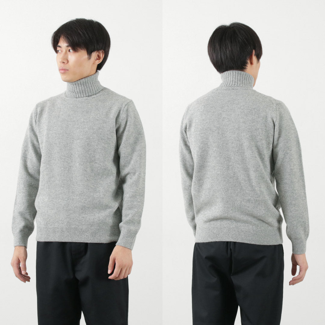 Mooncastle / Cashmere Silk Lambs Wool Turtleneck