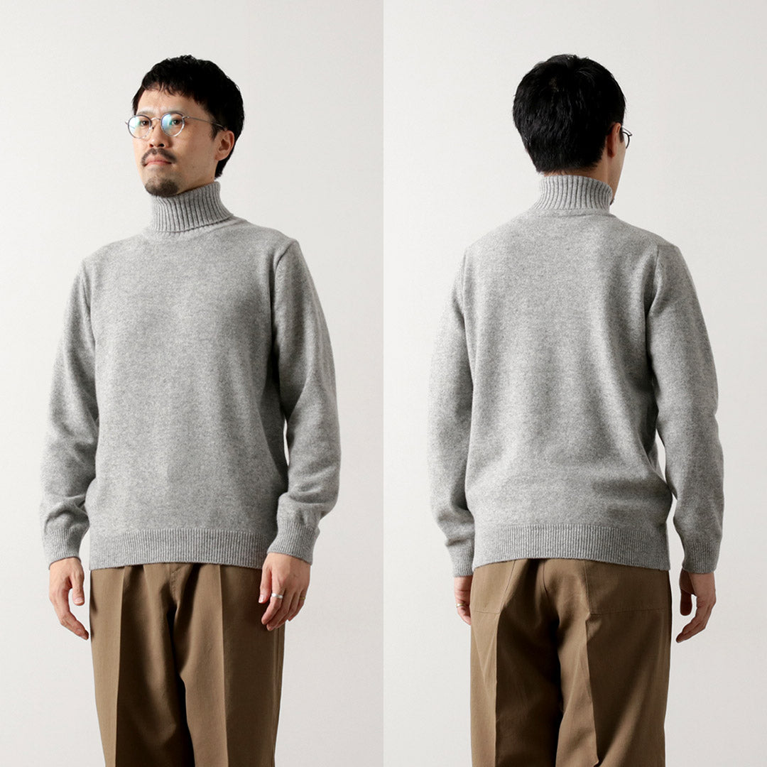 Mooncastle / Cashmere Silk Lambs Wool Turtleneck