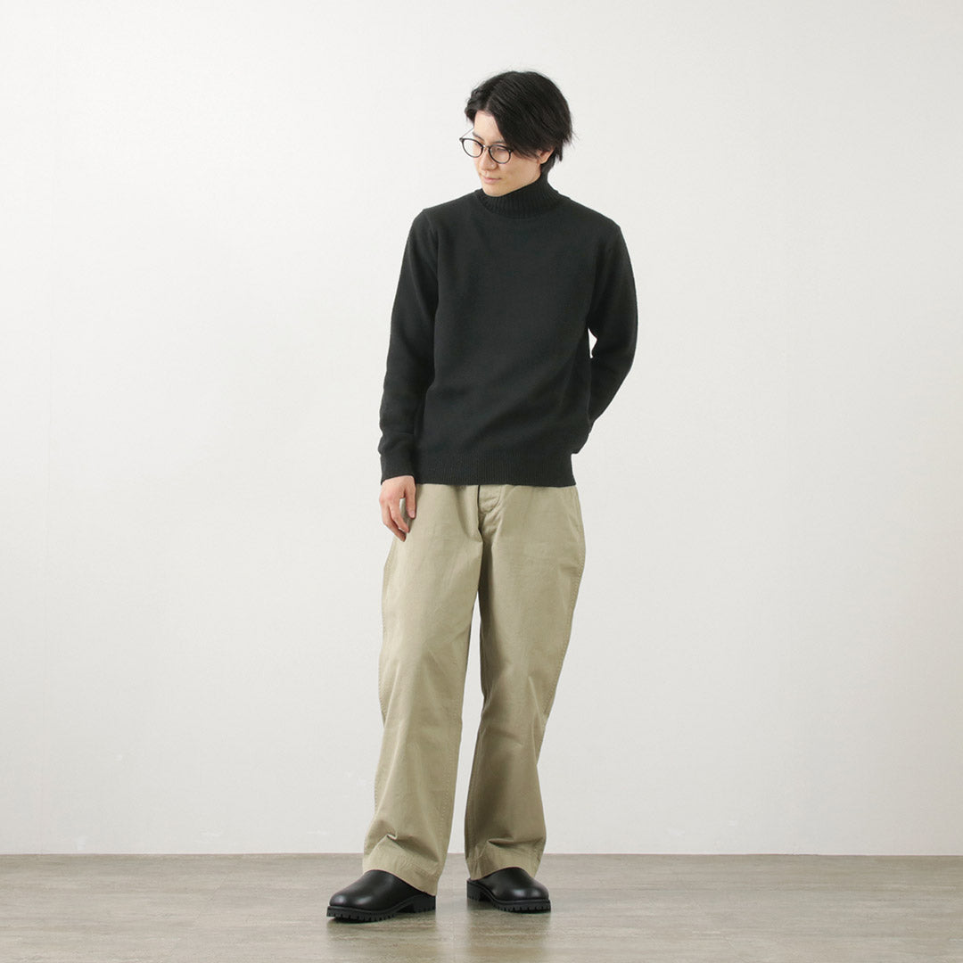 Mooncastle / Cashmere Silk Lambs Wool Turtleneck