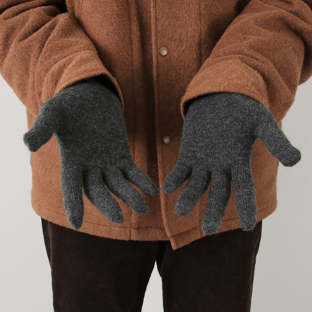 MOONCASTLE / Plain Stitch Cashmere Gloves