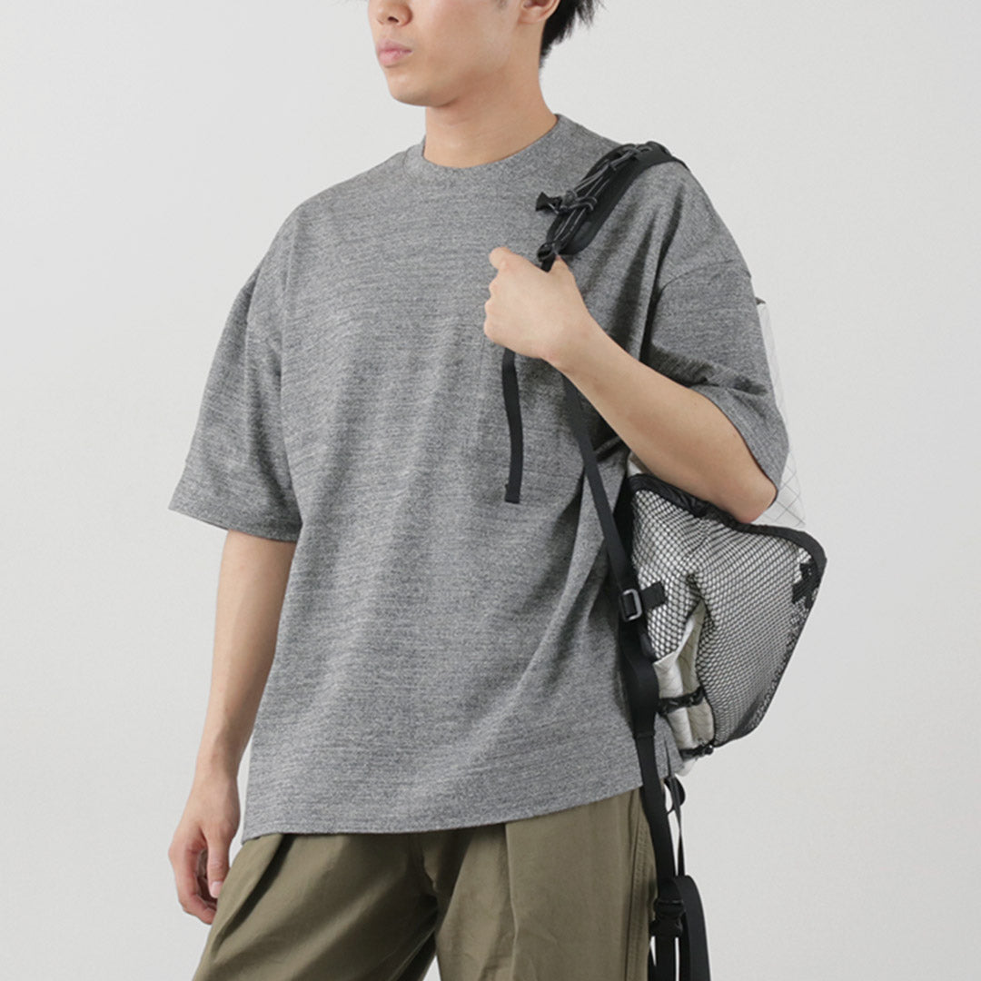 GOHEMP / Wide slit T-shirt Heather