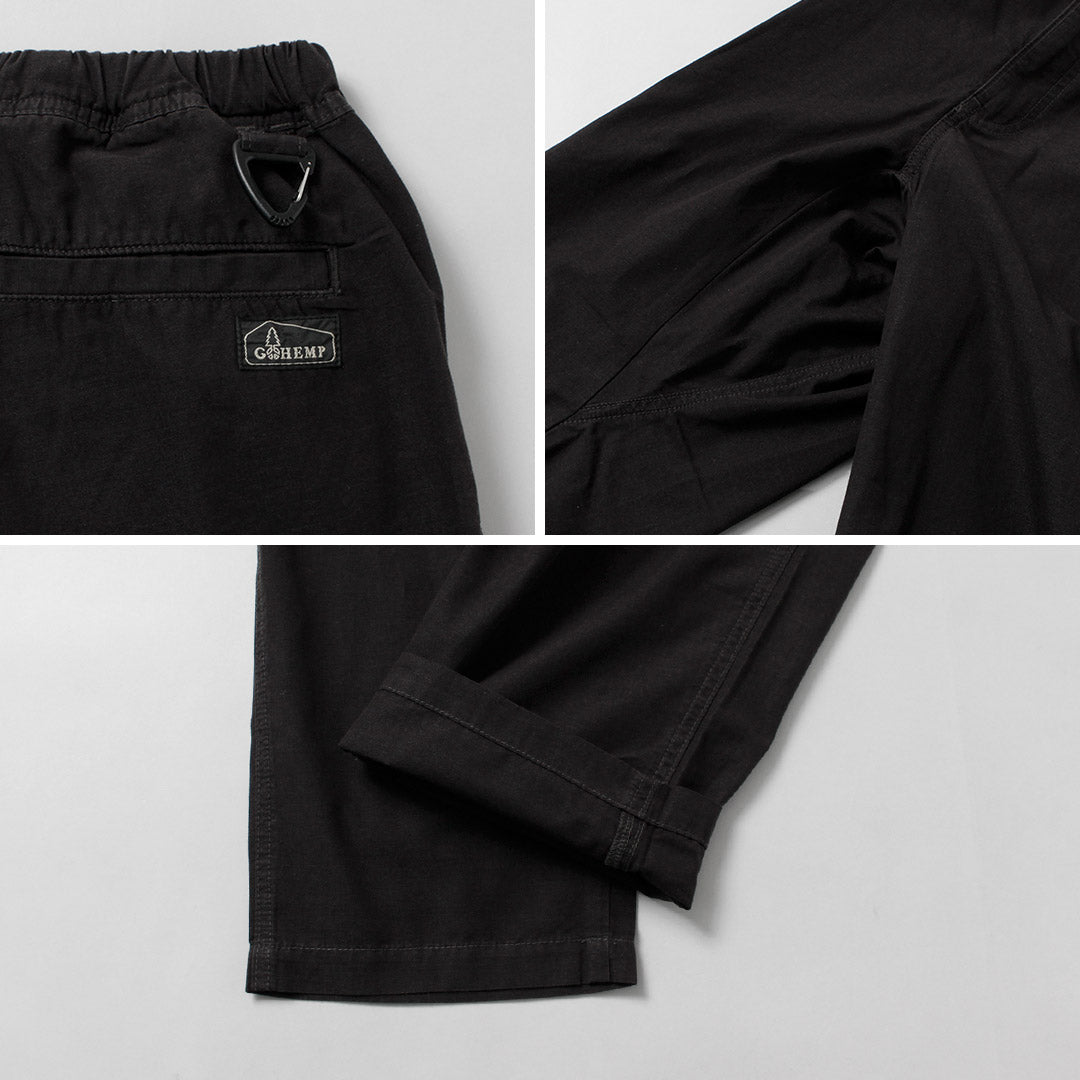 GOHEMP / Hemp Utility Basic Pants
