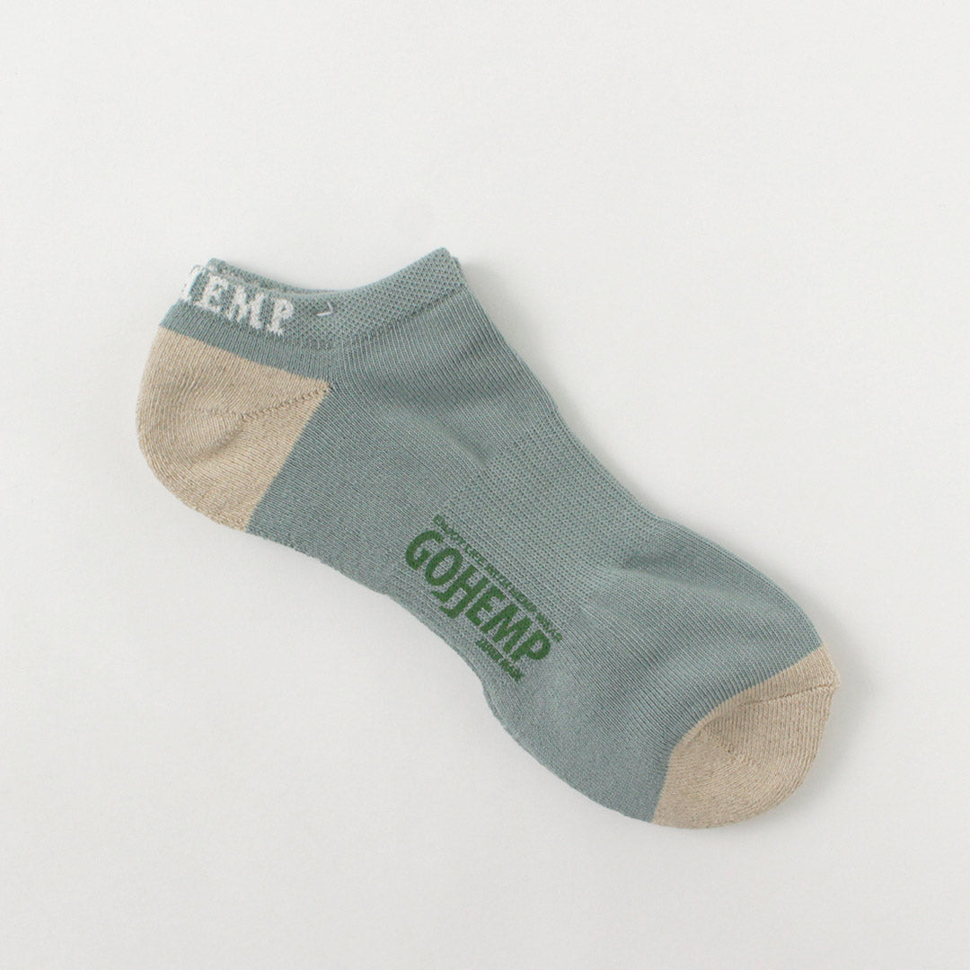 GOHEMP / Panel Pile Ankle Socks