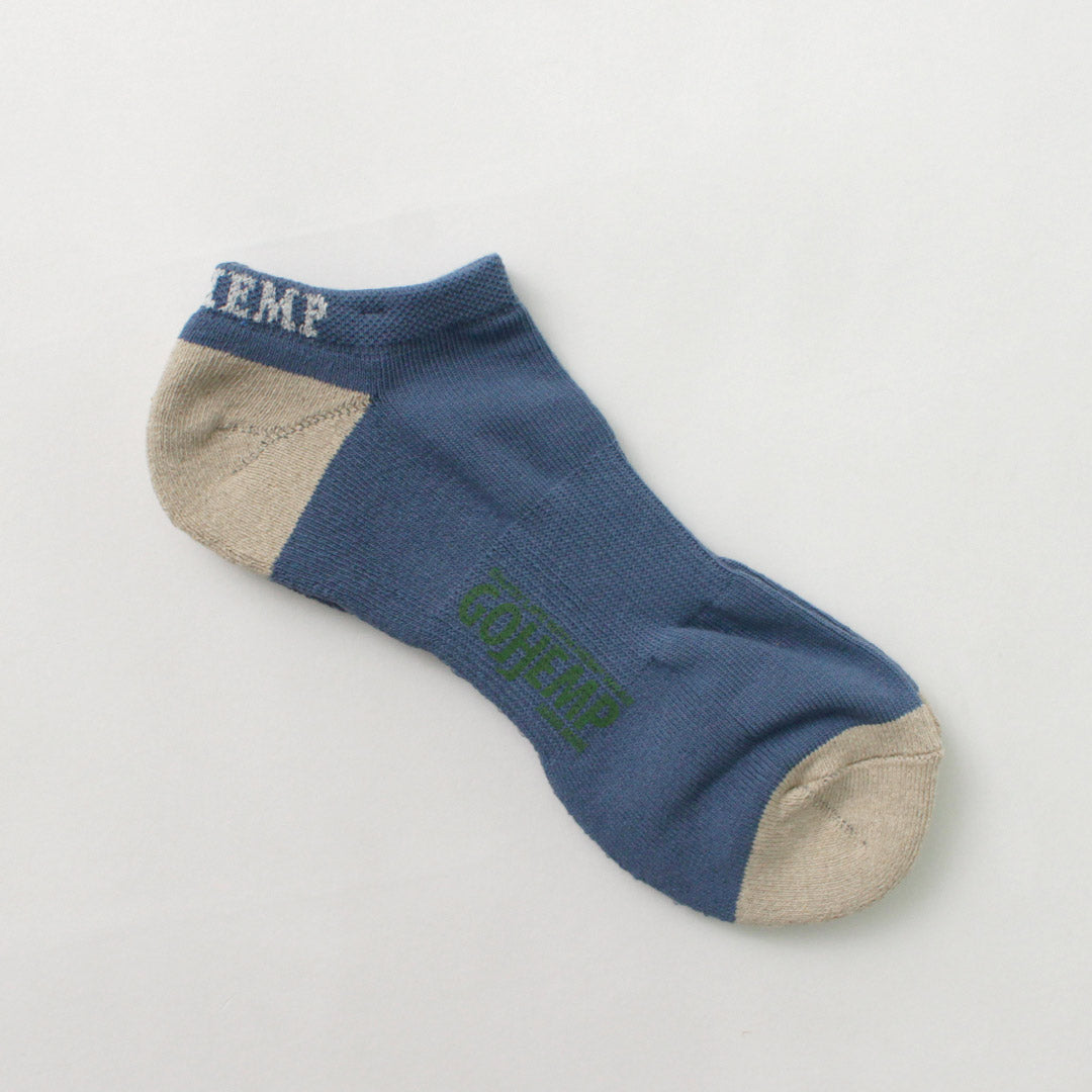 GOHEMP / Panel Pile Ankle Socks