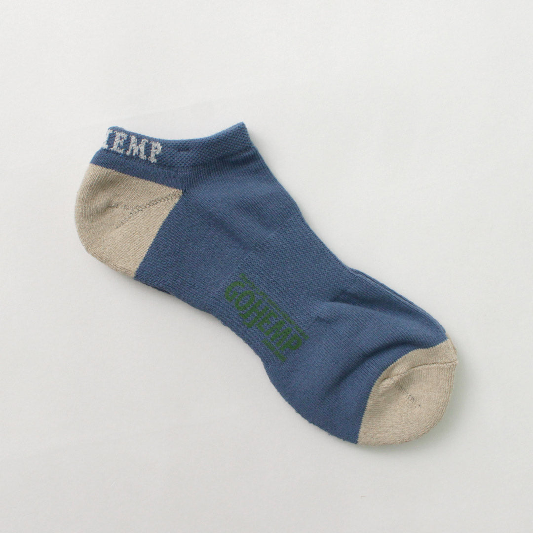 GOHEMP / Panel Pile Ankle Socks