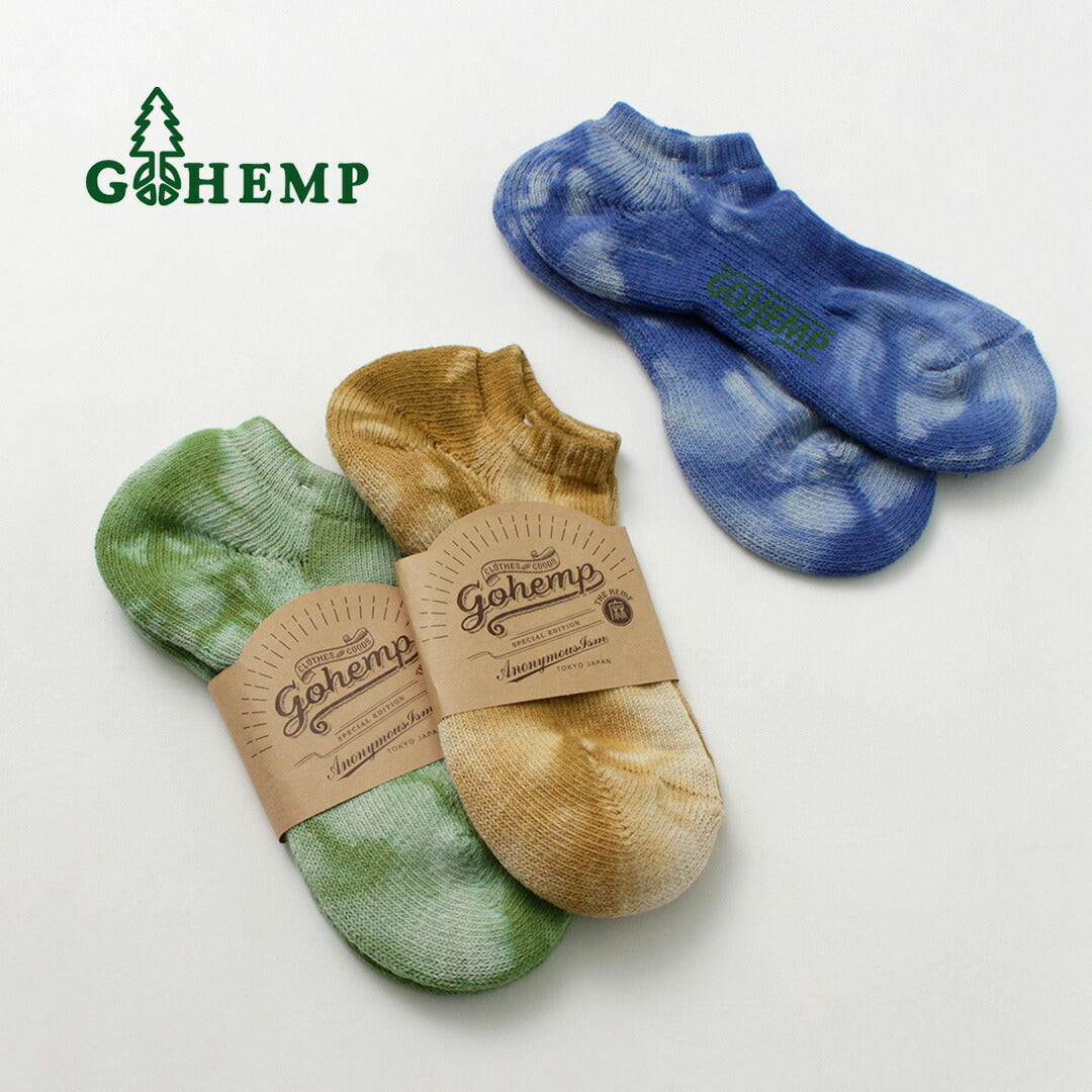 gohemp /双重脚踝袜子