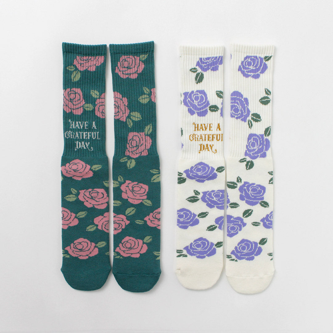 Avoir une fleur de chaussettes / équipage reconnaissante