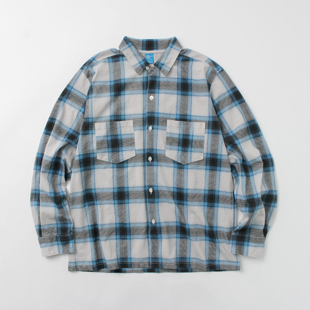 GOOD ON / Ombre Long Sleeve Open Shirt