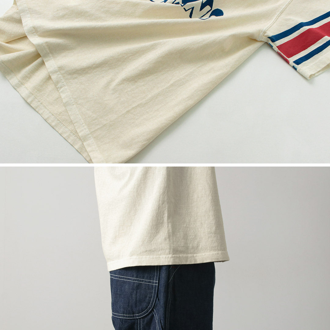 GOOD ON / Vintage Sleeve Indian S/S T-Shirt