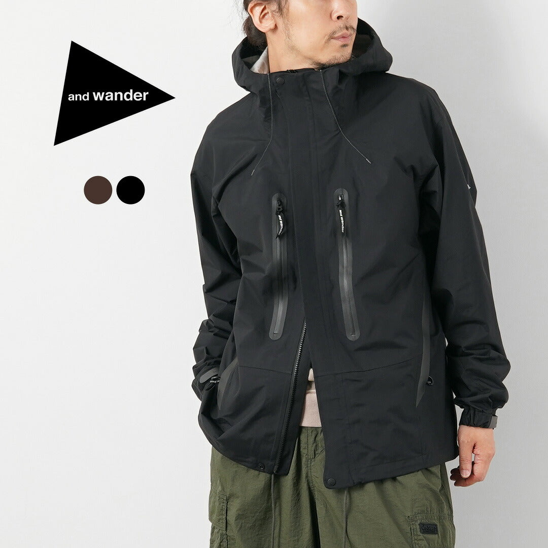 AND WANDER / 2.5-Layer Hiker Rain Jacket