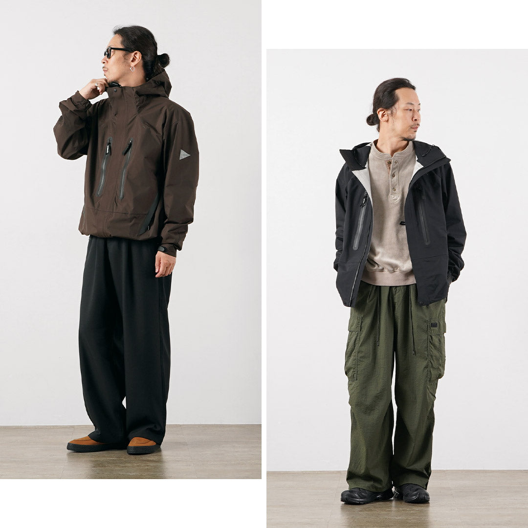 AND WANDER / 2.5-Layer Hiker Rain Jacket