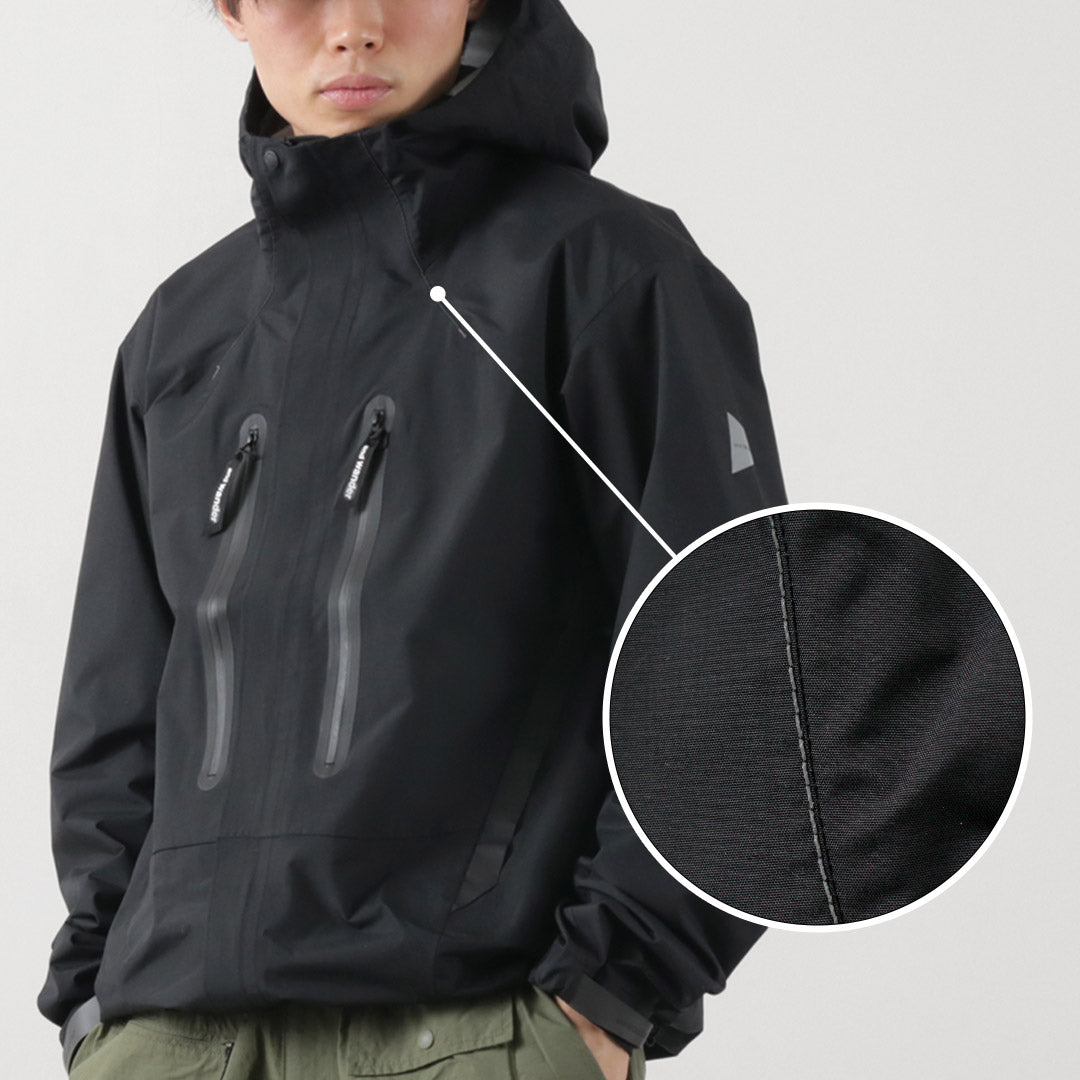 AND WANDER / 2.5-Layer Hiker Rain Jacket