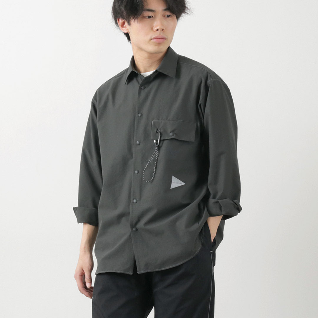 AND WANDER / Dry Breathable  Long Sleeve Shirt