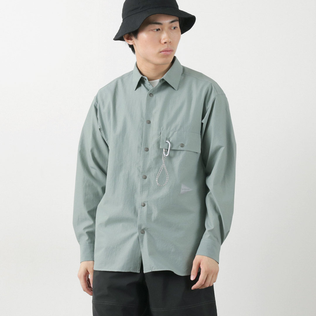 AND WANDER / Dry Breathable  Long Sleeve Shirt