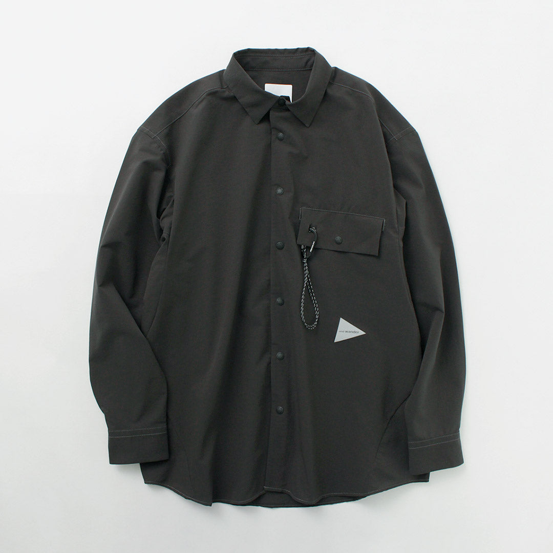 AND WANDER / Dry Breathable  Long Sleeve Shirt