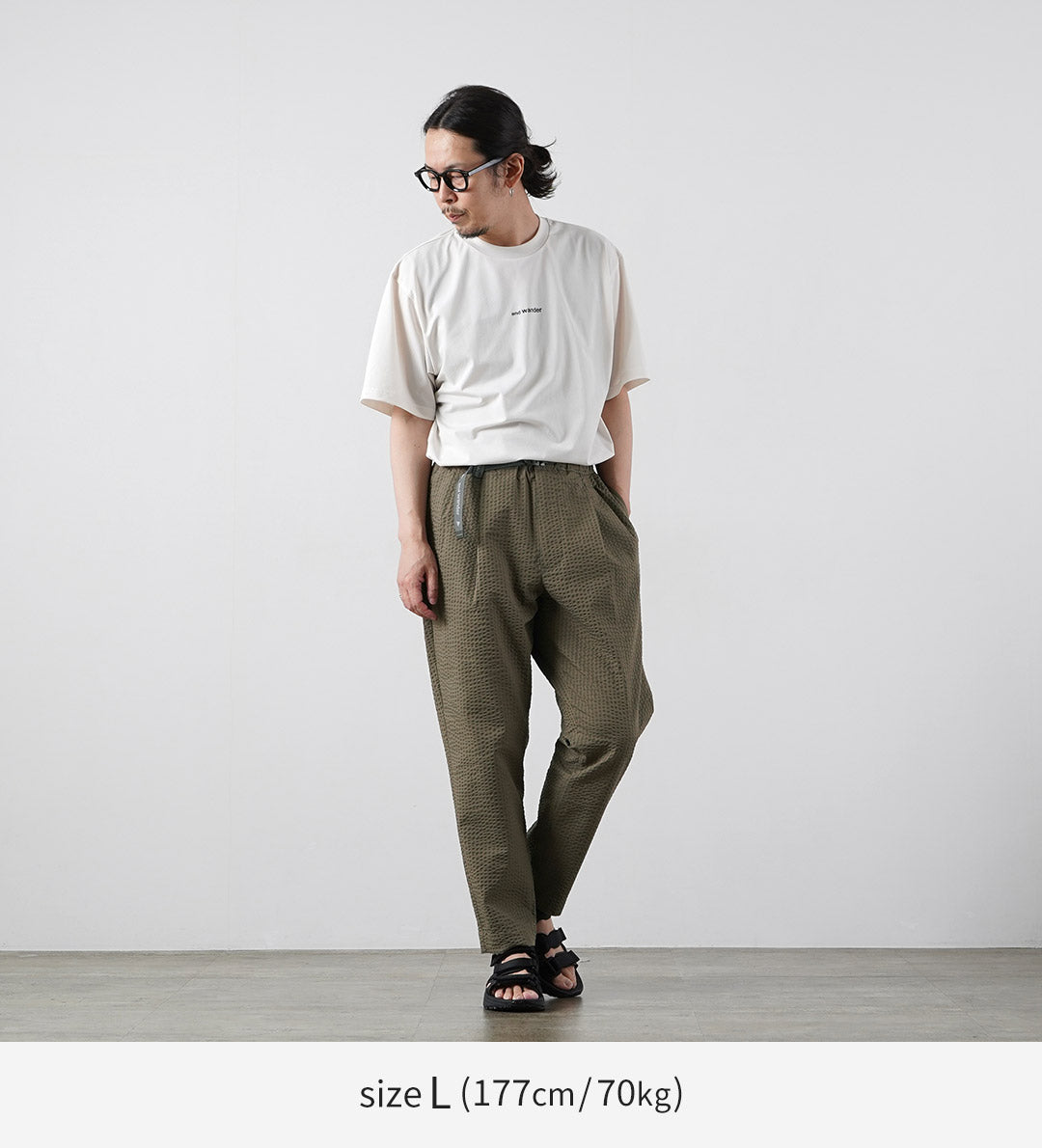AND WANDER / Dry Soft Seersucker Pants