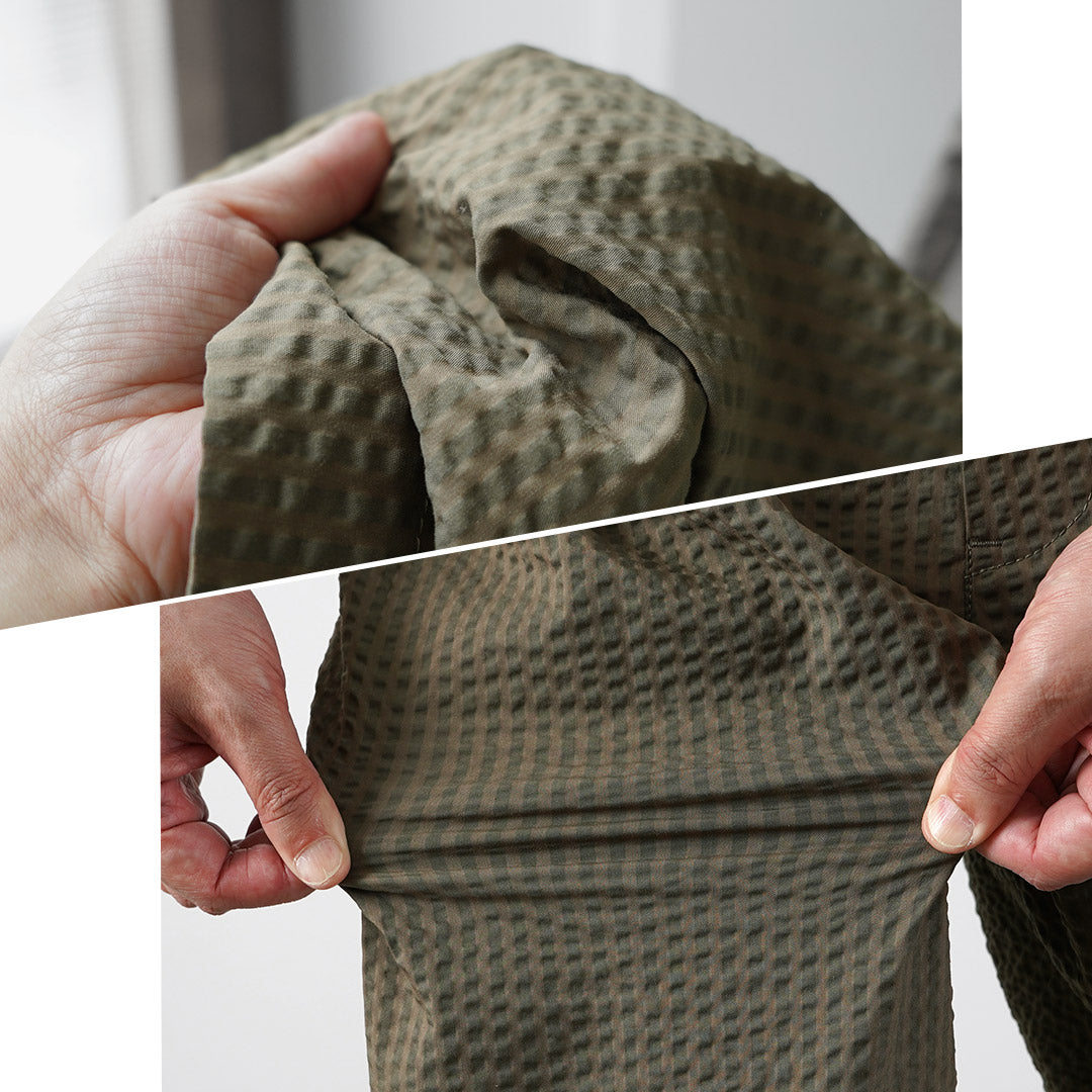 AND WANDER / Dry Soft Seersucker Pants