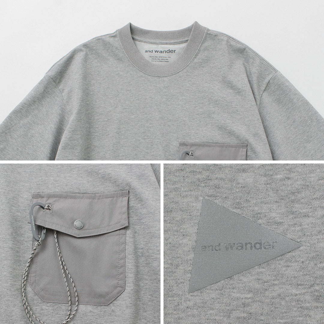 AND WANDER / Pocket T-Shirt