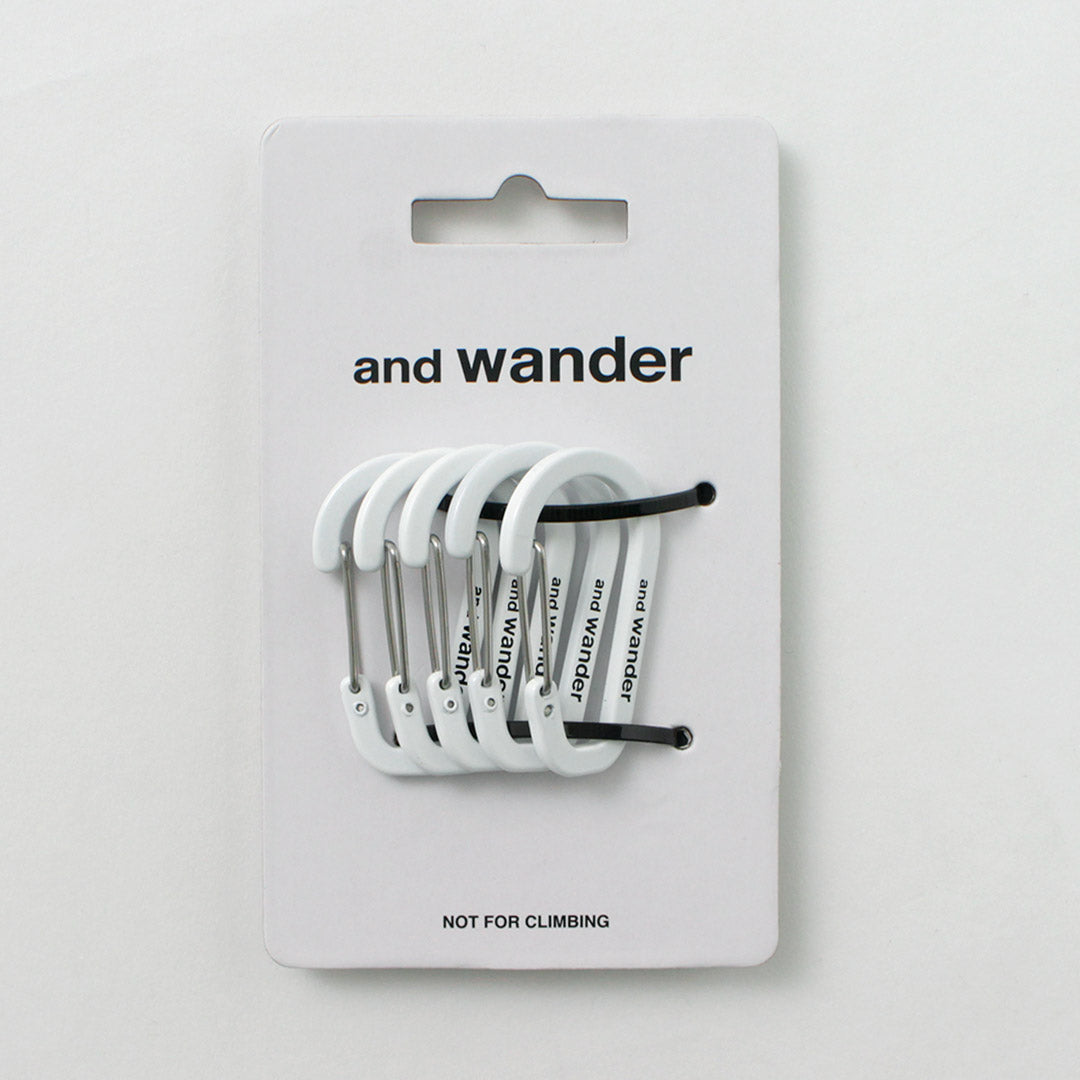 AND WANDER / Mini carabiner set