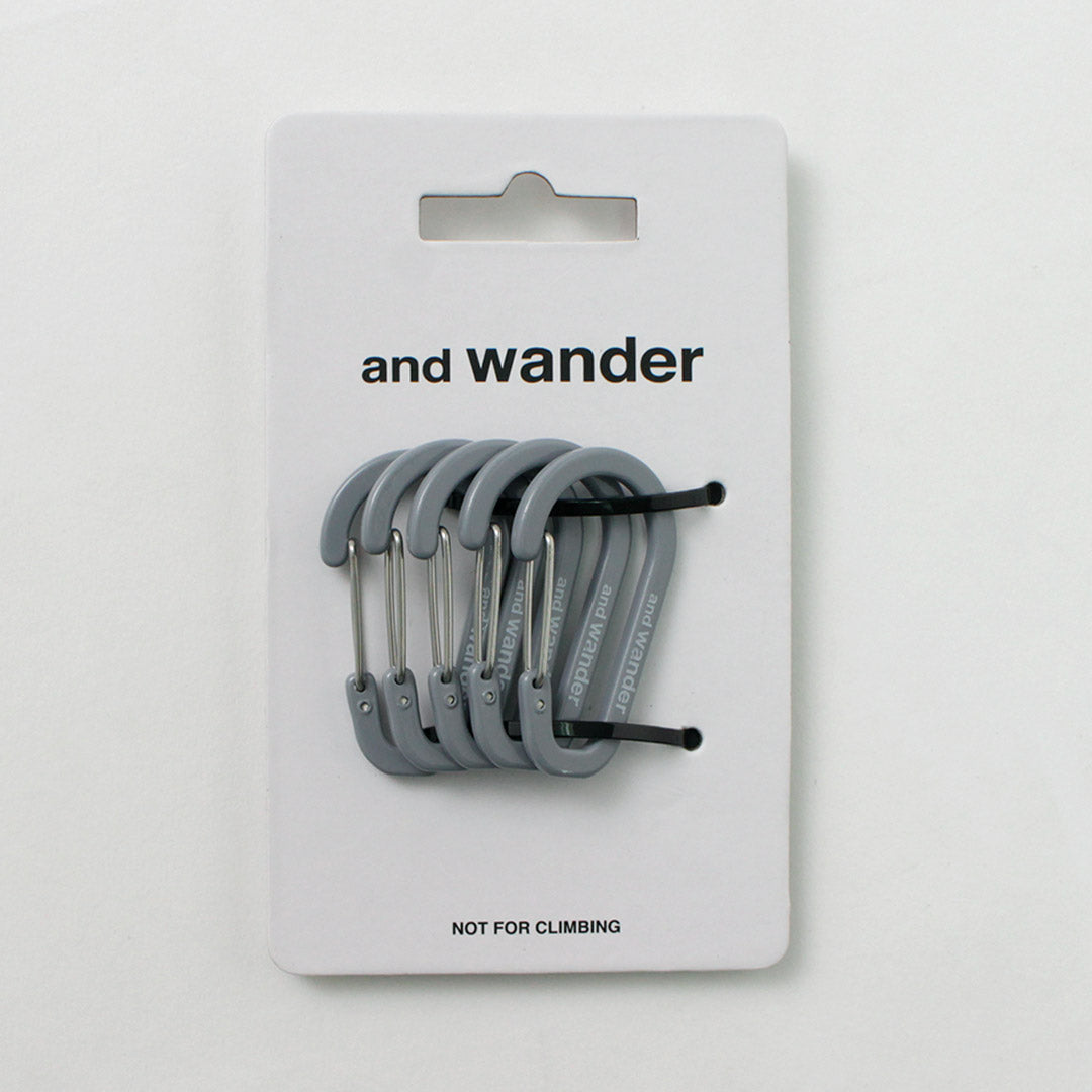 AND WANDER / Mini carabiner set