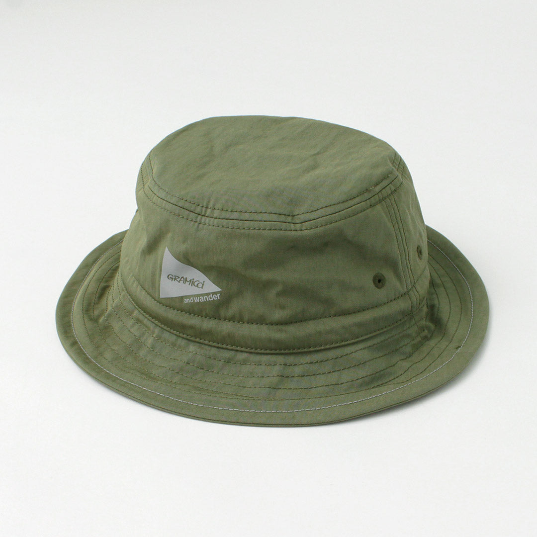 AND WANDER / Gramicci Nylon Cotton Hat