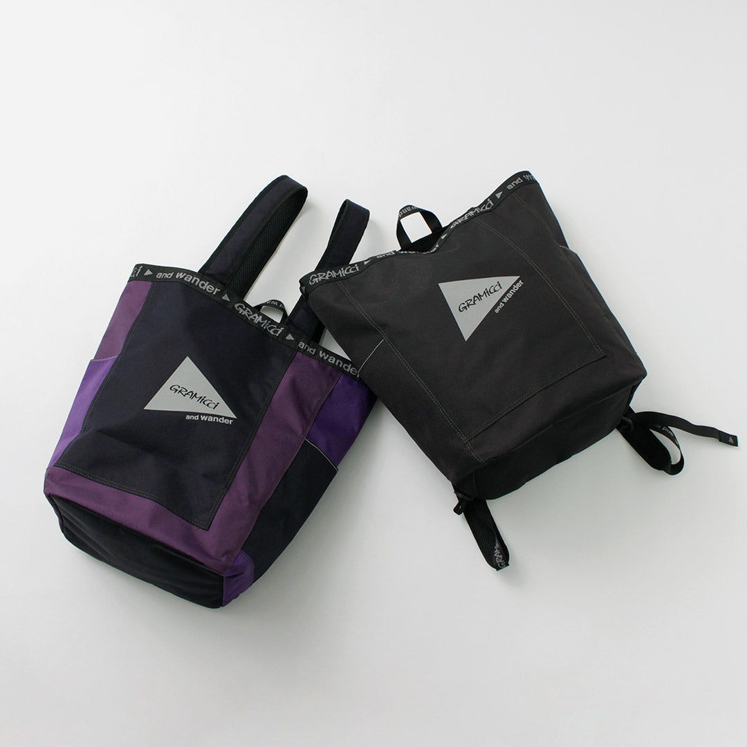 和Wander / gramicci Multi Patchwork 2way Pack