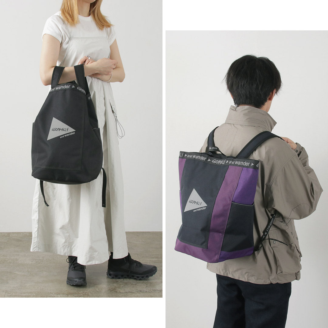 和Wander / gramicci Multi Patchwork 2way Pack