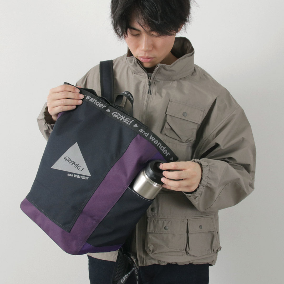 和Wander / gramicci Multi Patchwork 2way Pack