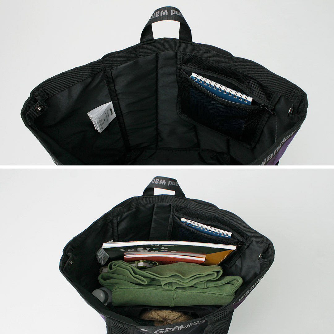 和Wander / gramicci Multi Patchwork 2way Pack