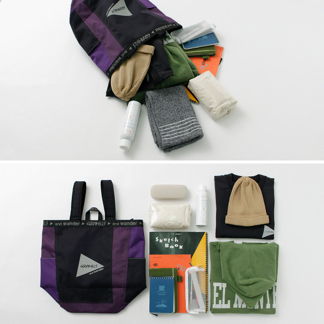 和Wander / gramicci Multi Patchwork 2way Pack