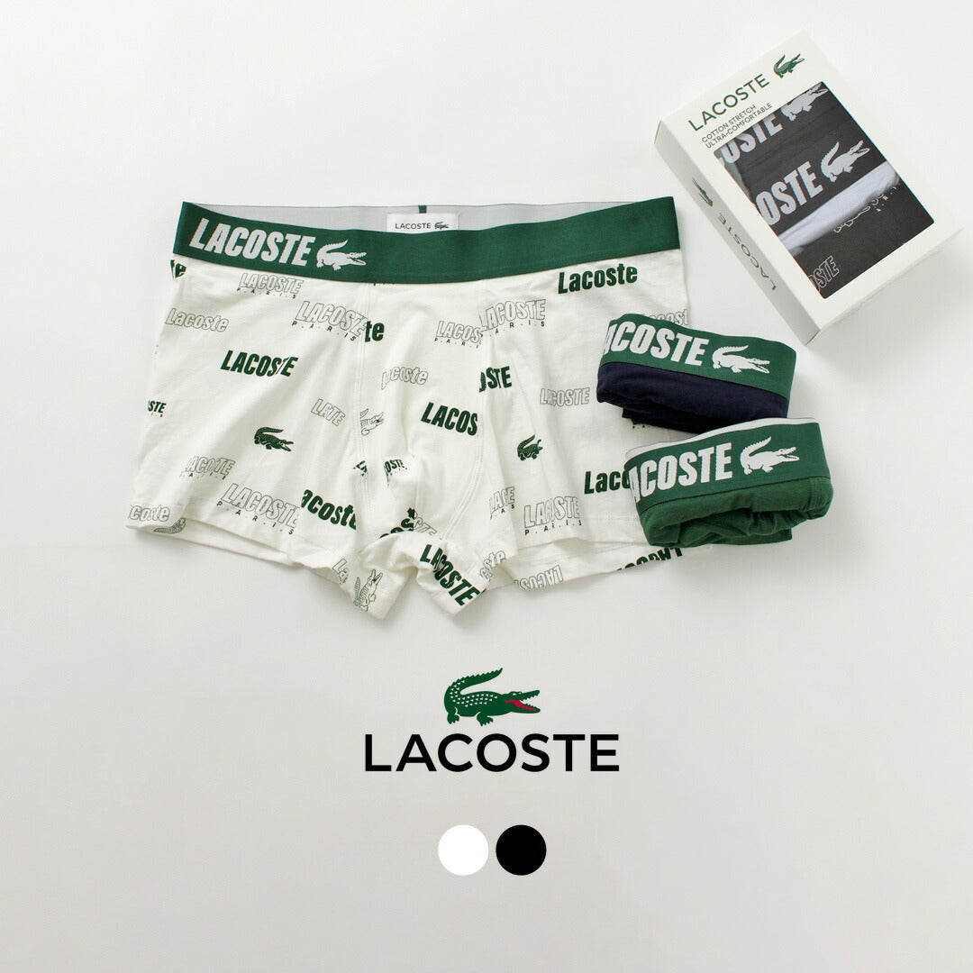 lacoste /徽标设计3包拳击手短裤