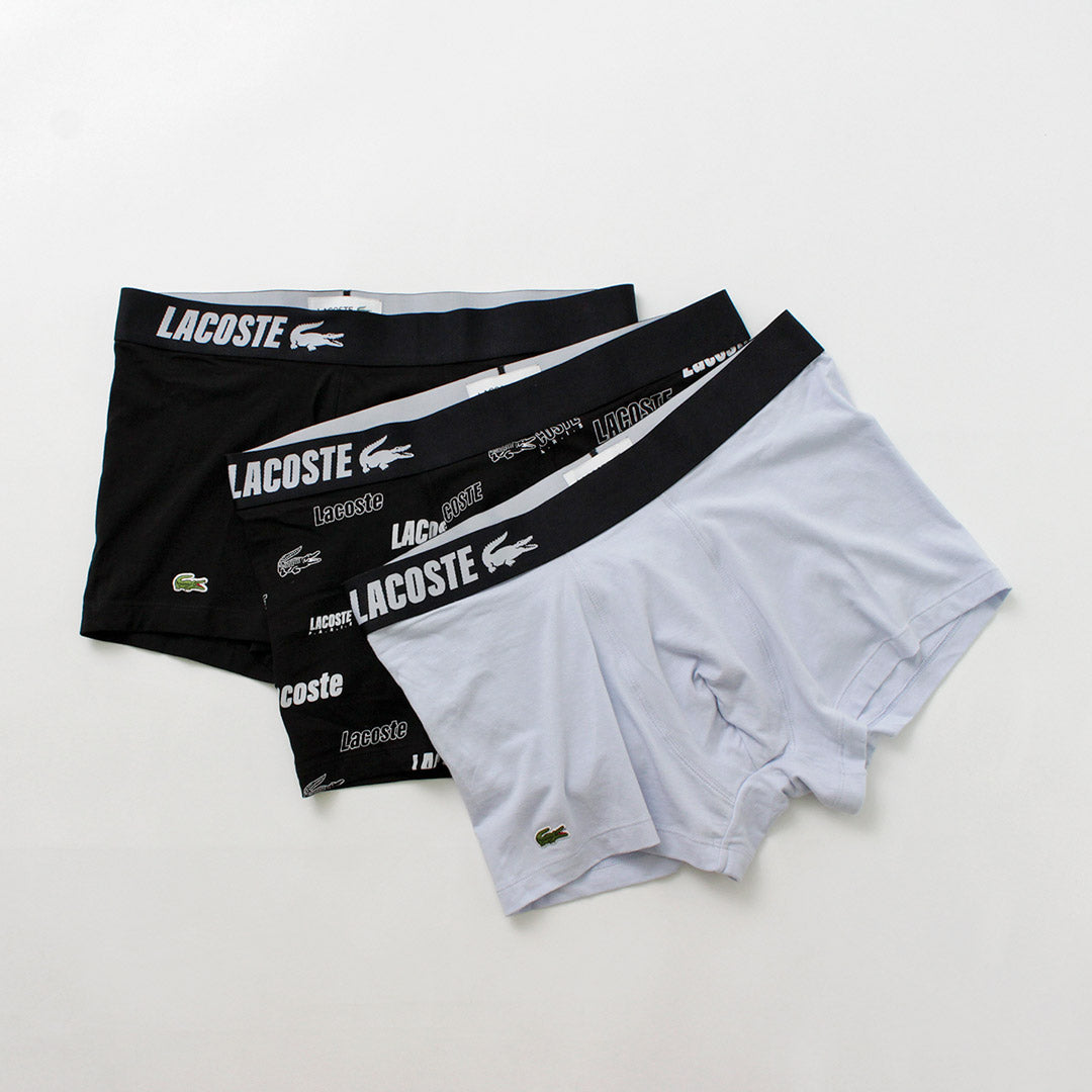 LACOSTE / Logo design 3-pack boxer shorts