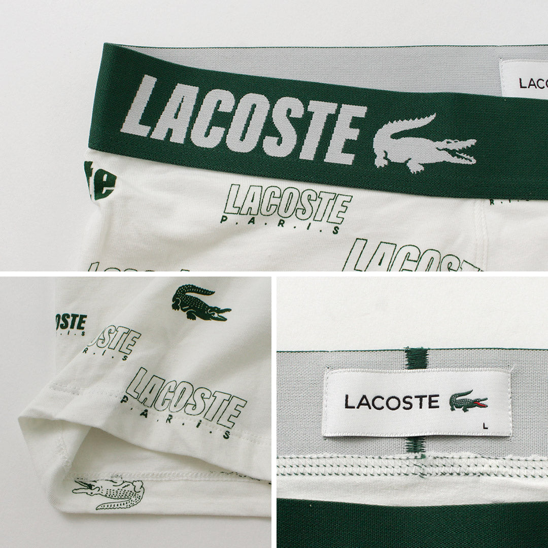 lacoste /徽标设计3包拳击手短裤