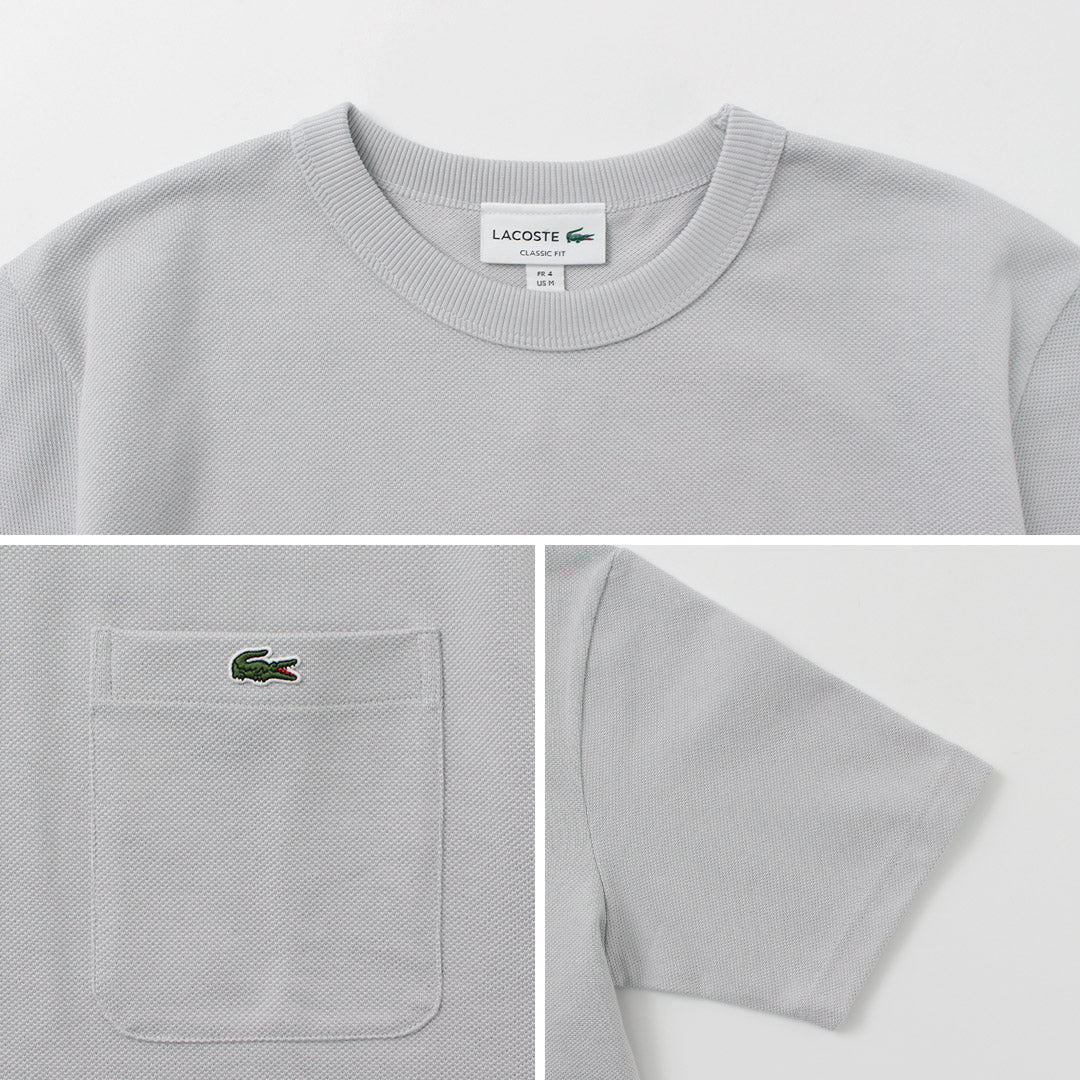 Camiseta de bolsillo de Lacoste / piqué