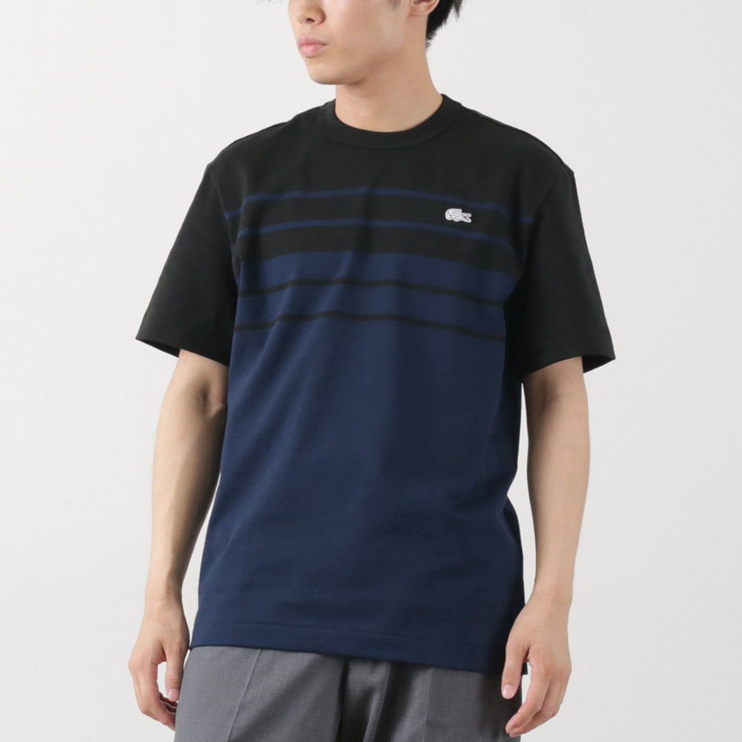 LACOSTE / Stripe T-Shirt