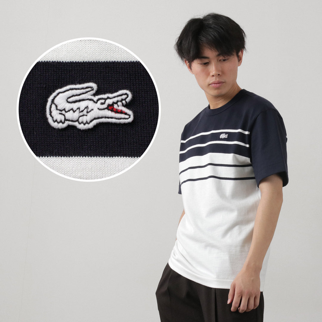 LACOSTE / Stripe T-Shirt