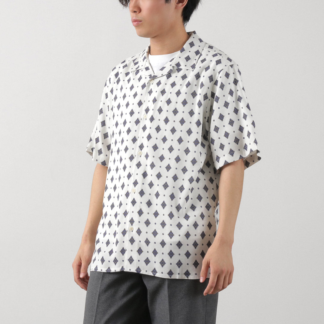 Cera londres / didcot camisa de manga corta ditsy baldoso