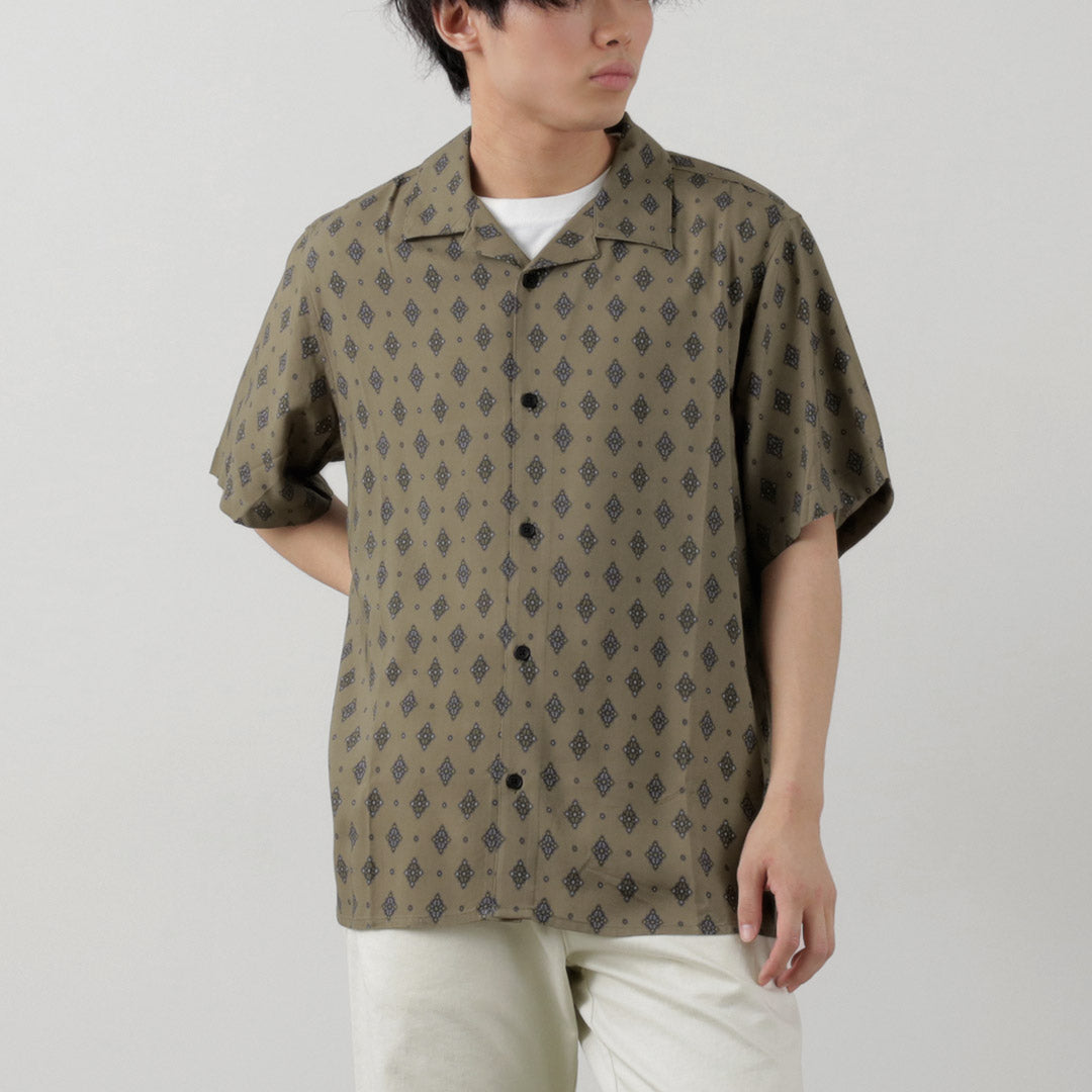 Wax london / didcot Short Shirt Shirt Ditsy Tile