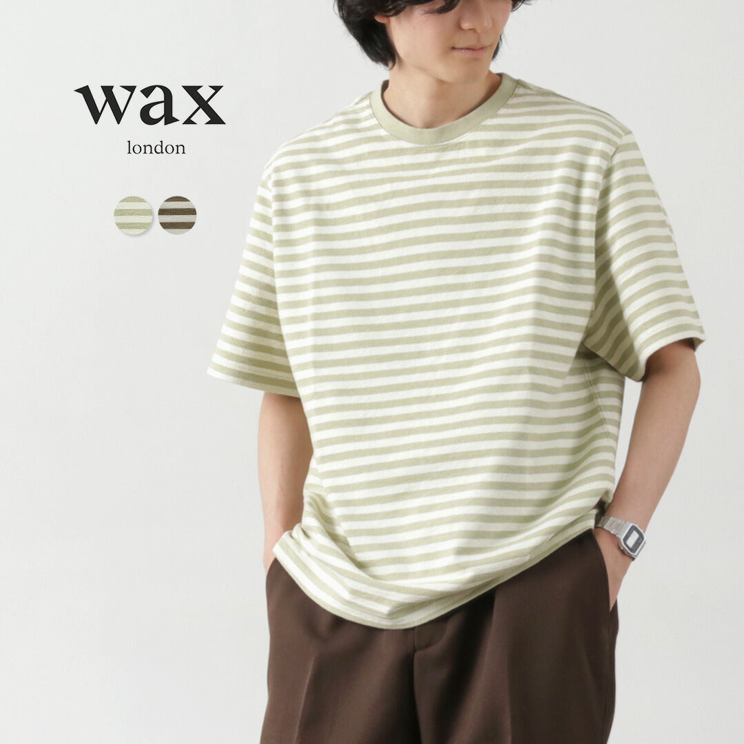 WAX LONDON / Dean Short Sleeve Striped T-Shirt Jolt Stripe