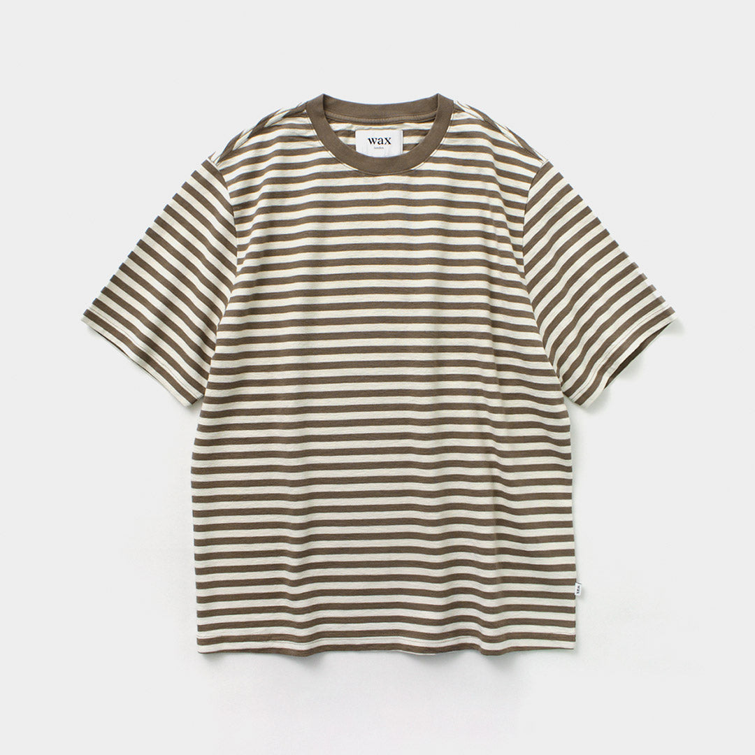 WAX LONDON / Dean Short Sleeve Striped T-Shirt Jolt Stripe