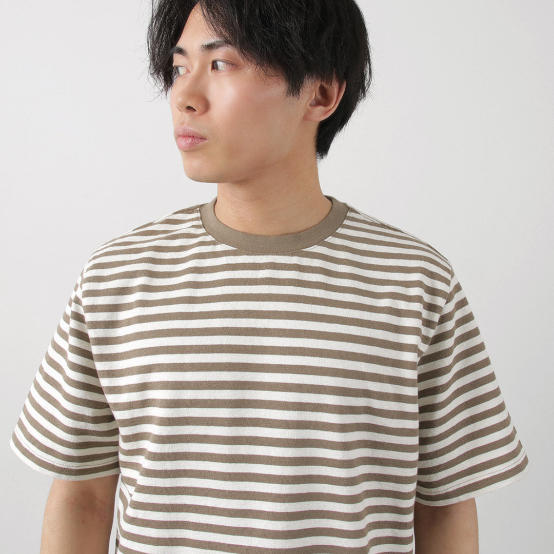 WAX LONDON / Dean Short Sleeve Striped T-Shirt Jolt Stripe