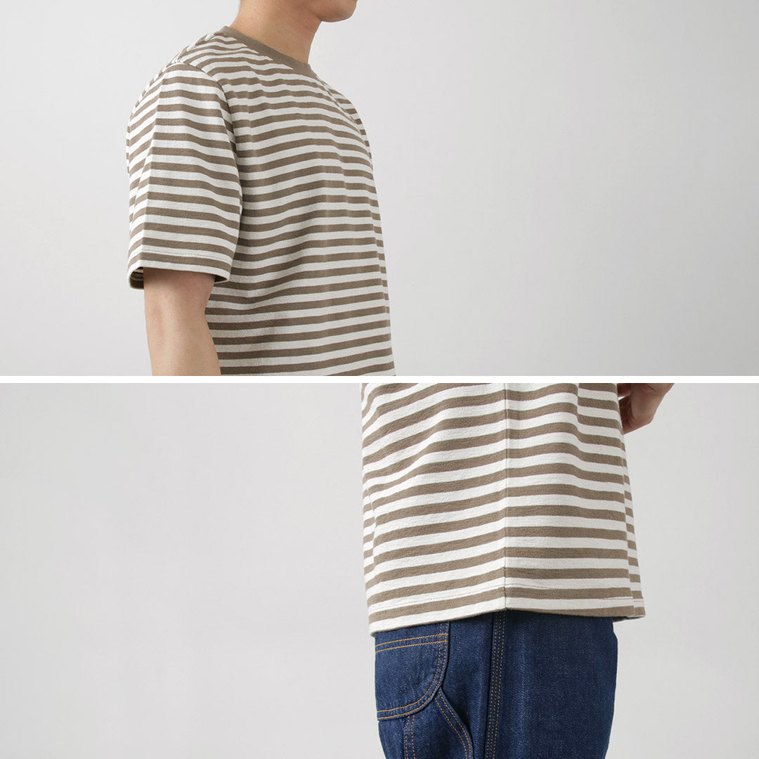 WAX LONDON / Dean Short Sleeve Striped T-Shirt Jolt Stripe