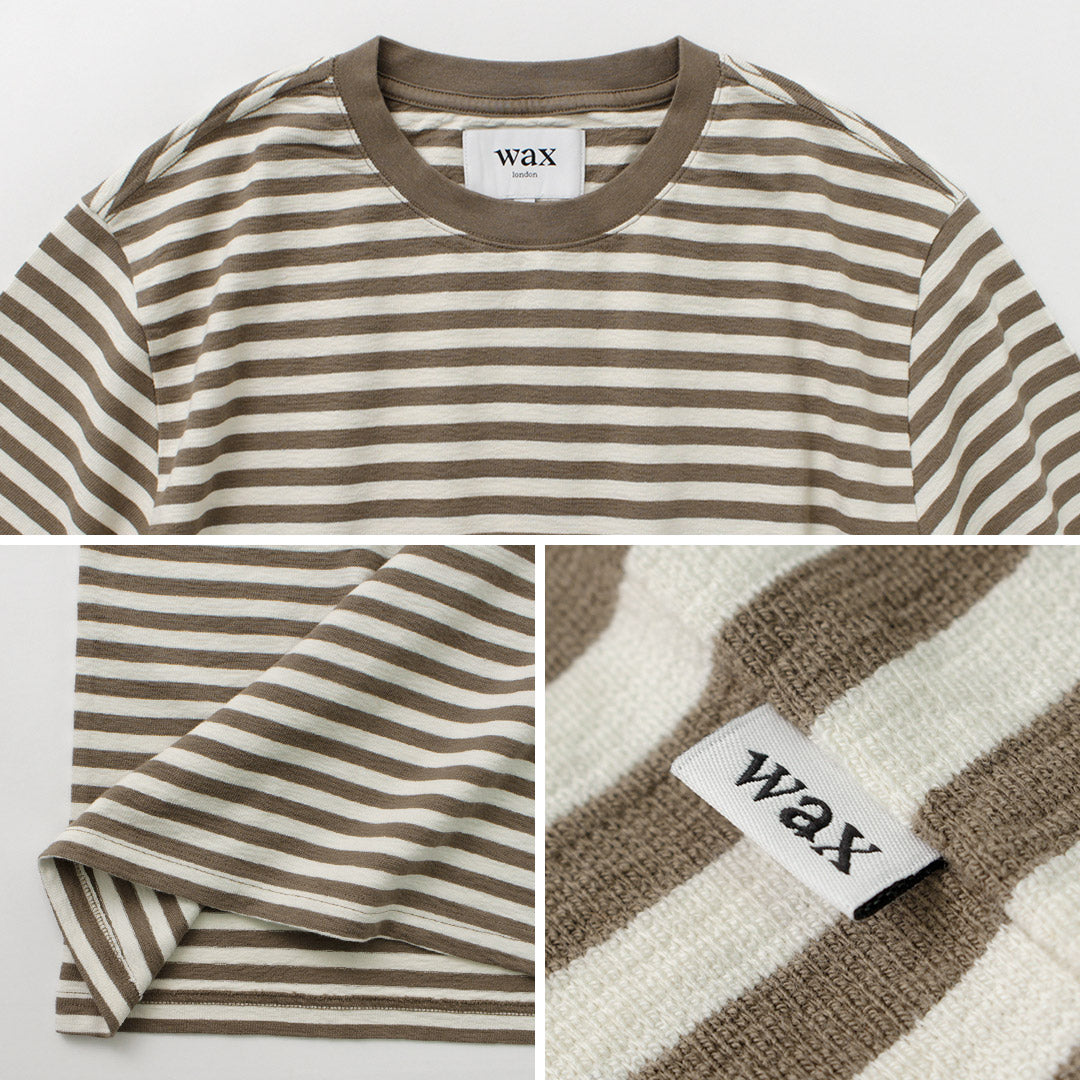 WAX LONDON / Dean Short Sleeve Striped T-Shirt Jolt Stripe