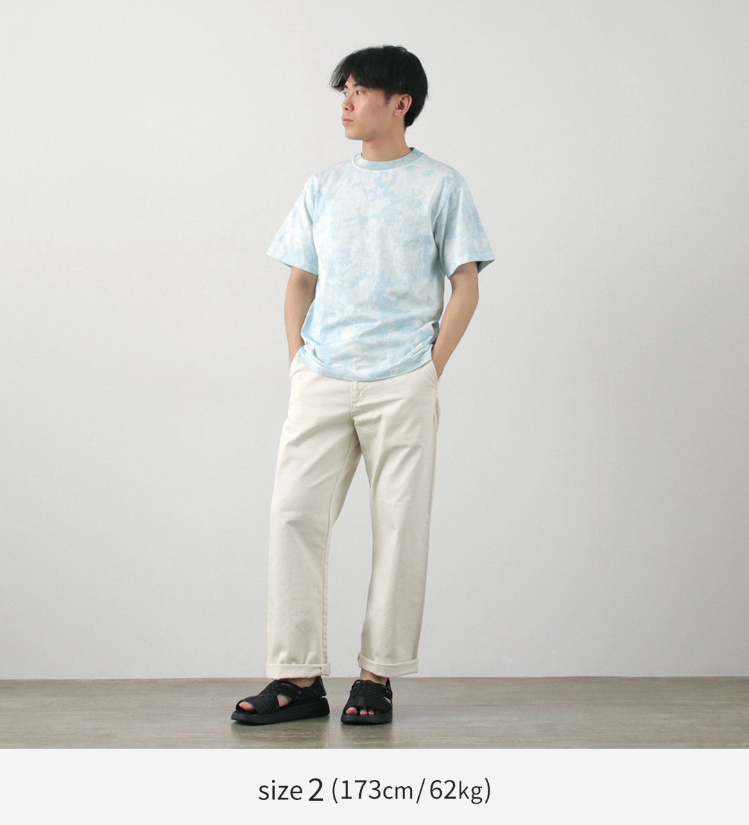 Yonetomi New Basic / Yonetomi × Watanabes 의류 염료 티셔츠