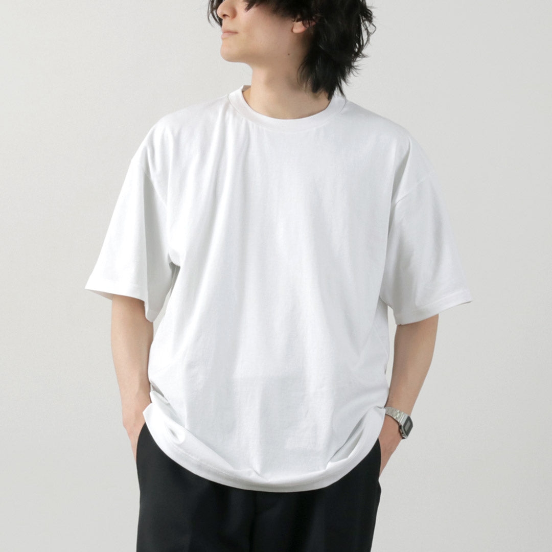 GIECIPI / GRANCHIO CREW NECK LELSTED FIT THER 티셔츠