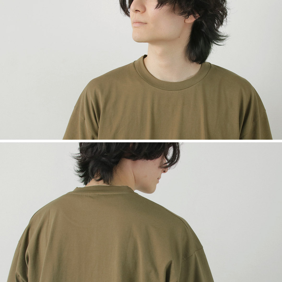 GIECIPI / GRANCHIO CREW NECK LELSTED FIT THER 티셔츠