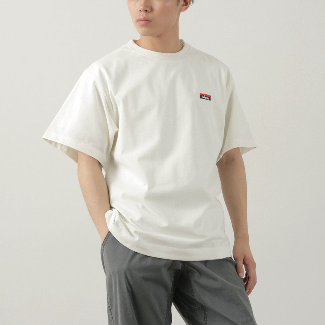 NANGA / Eco Hybrid Box Logo Embroidery T-Shirt