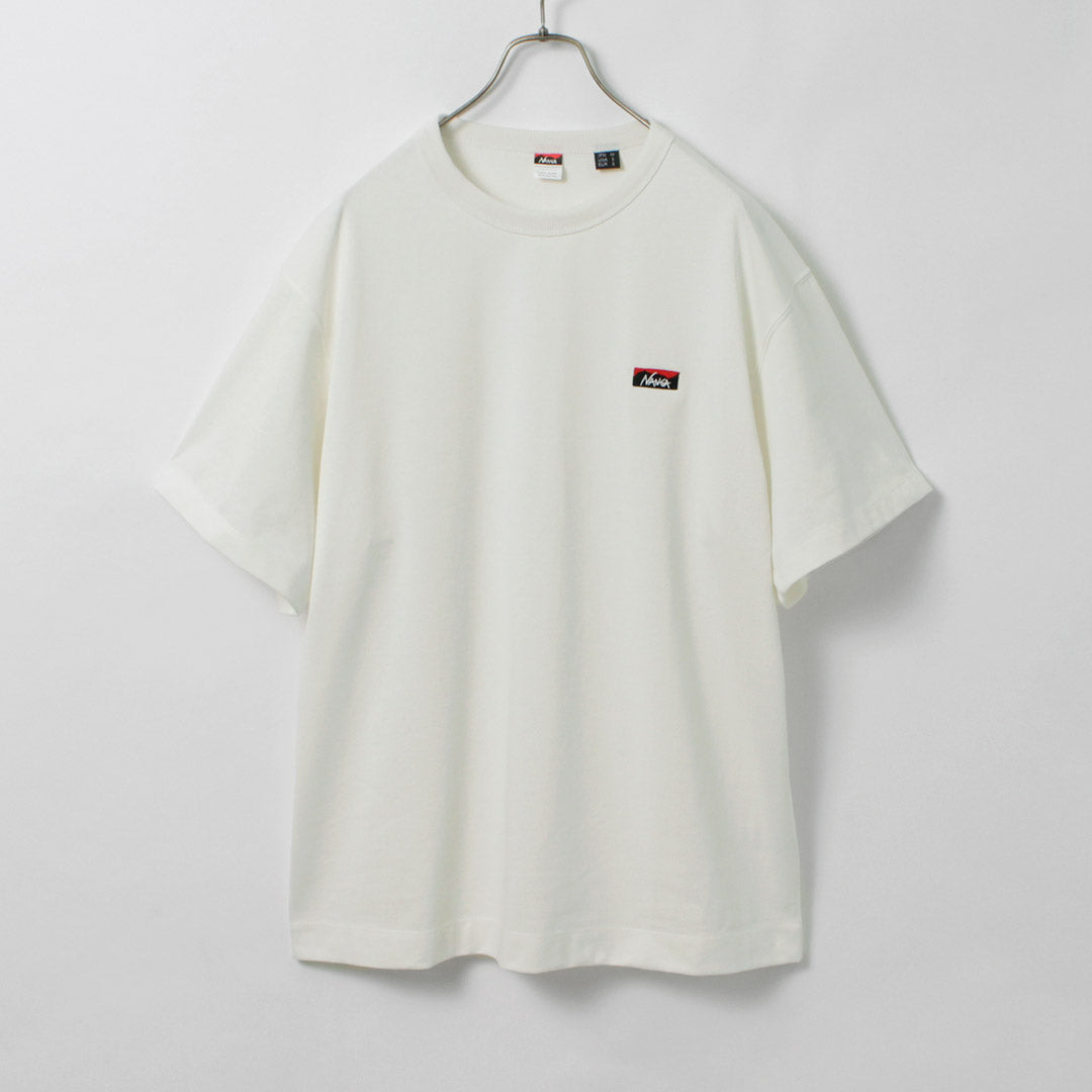 NANGA / Eco Hybrid Box Logo Embroidery T-Shirt