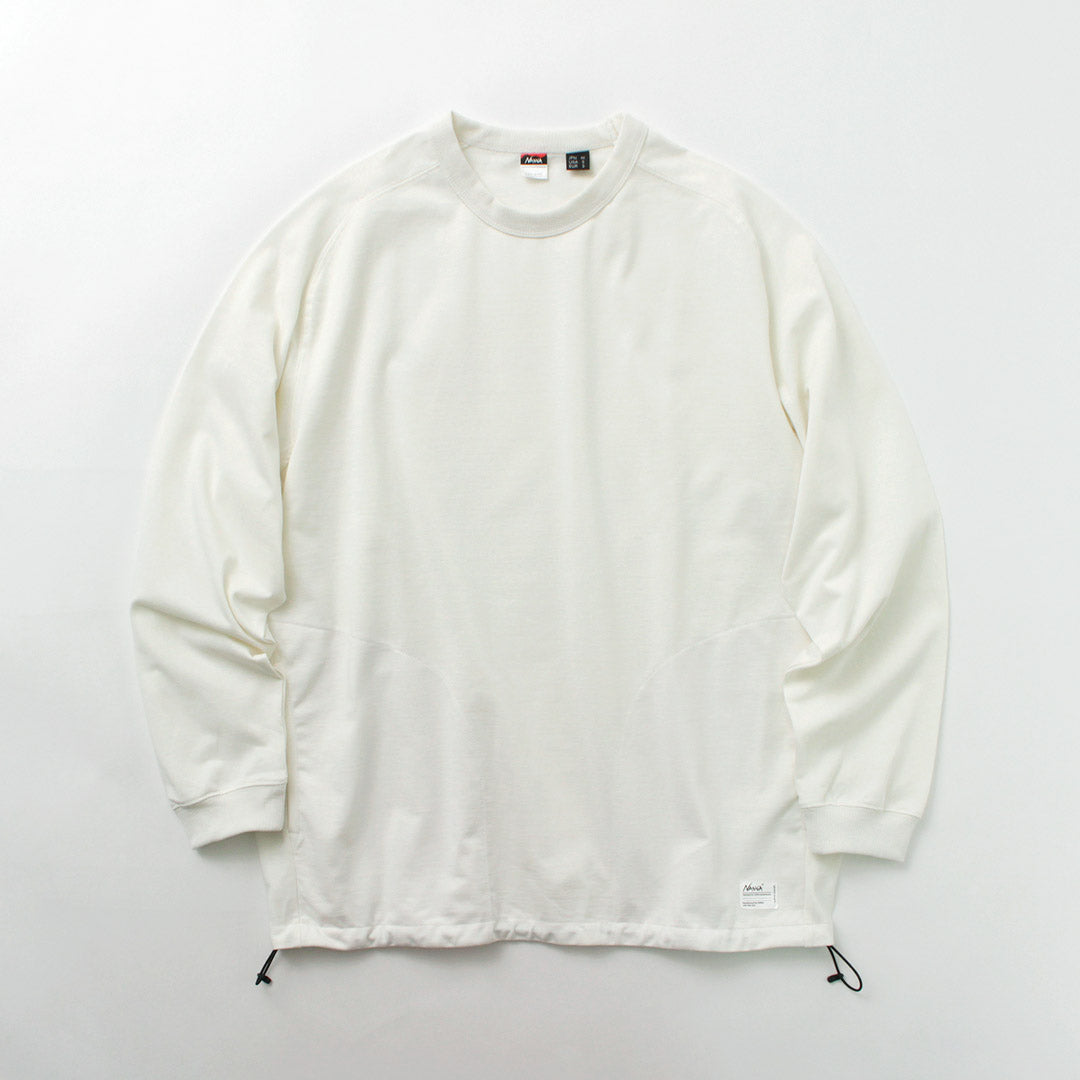 NANGA / Eco Hybrid Oversized Long Sleeve T-Shirt