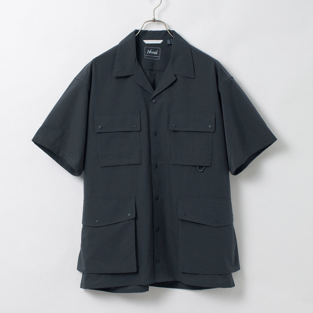 NANGA / Dot Air Utility pocket Short Sleeve Shirt